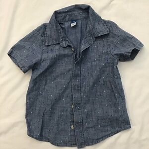 (Like new) Toddler Boys Button Down Short Sleeve Shirt